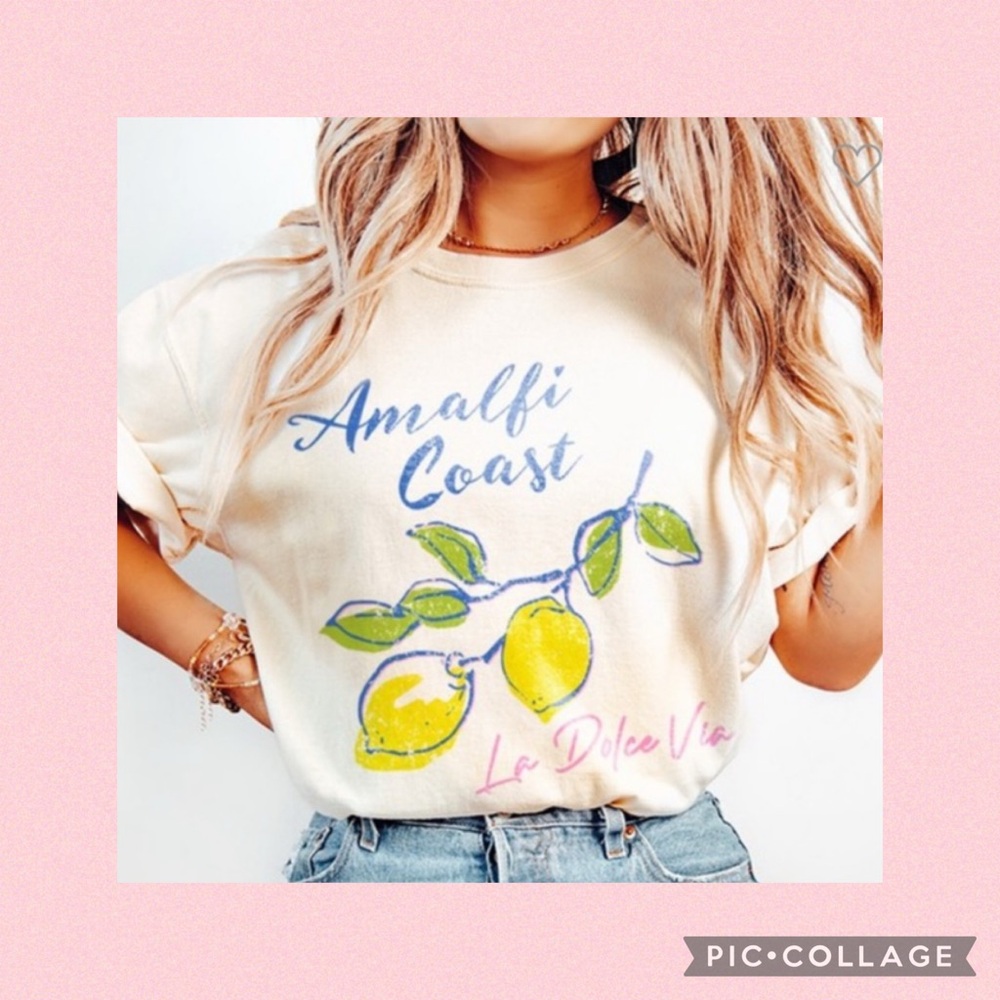 🍋Amalfi Coast Short Sleeve Tee🍋 - Picture 9 of 10